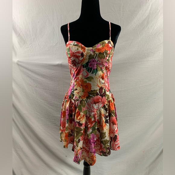 Boho Floral Print Bodice Cami Dress - Picture 6 of 10